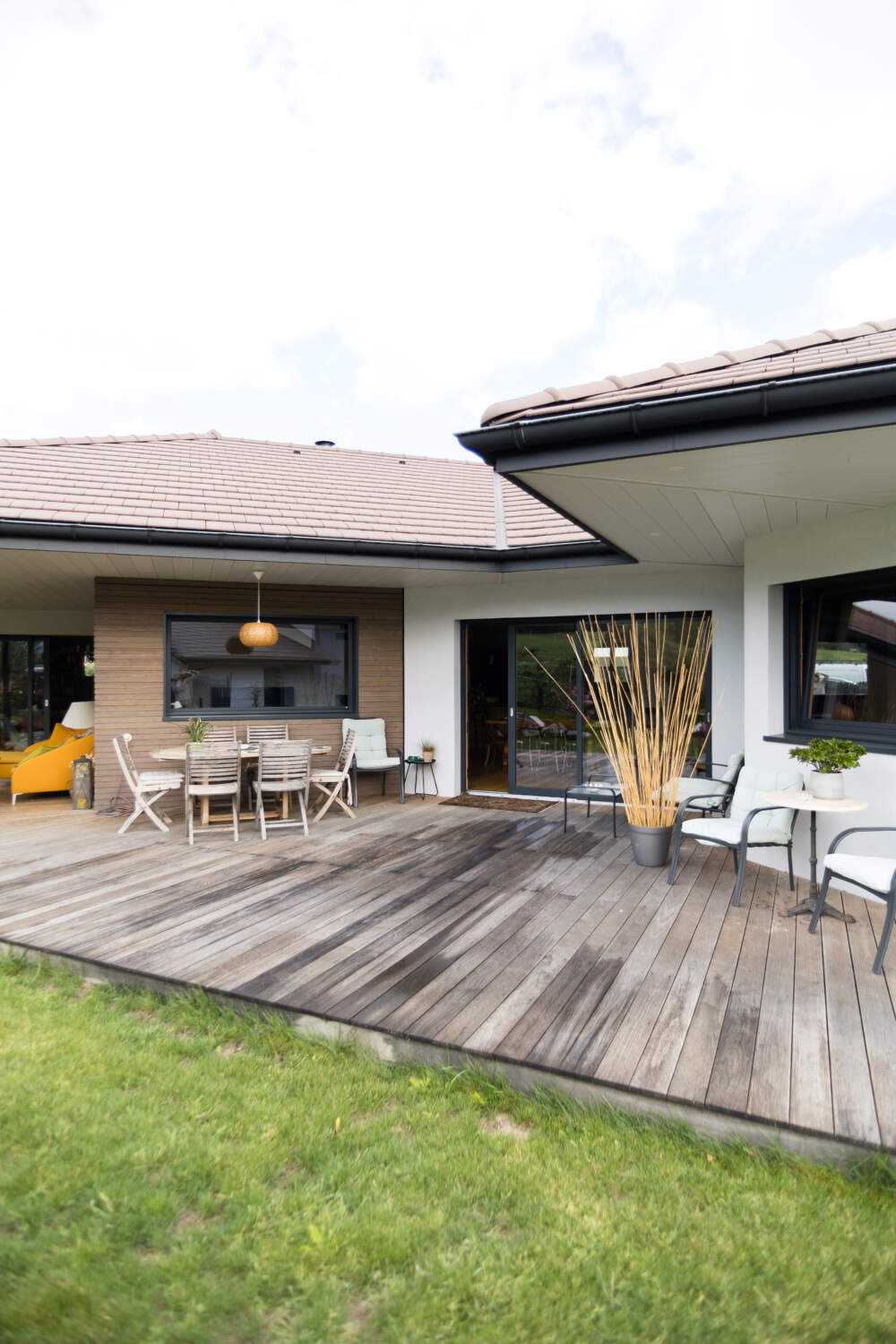 Terrasse maison contemporaine à Amancy